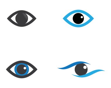 Marka Kimliği Kurumsal Göz Bakımı vektör logosu tasarımı