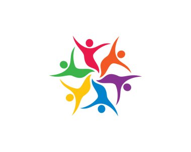 Evlat edinme ve toplumsal bakım logosu vektör resmetme tasarımı