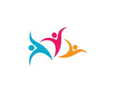 Evlat edinme ve toplumsal bakım logosu vektör resmetme tasarımı