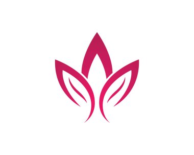 Güzellik Vektörü çiçek tasarımı logo şablonu simgesi