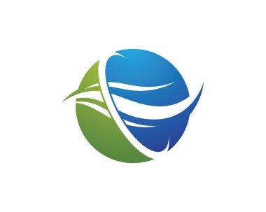 Su Dalgası logo vektör illüstrasyon tasarımı