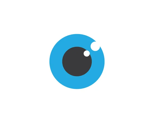 Göz Logosu Resimleme Tasarımı — Stok Vektör