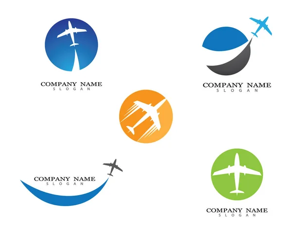 Дизайн Векторной Иконки Логотипа Путешествия — стоковый вектор