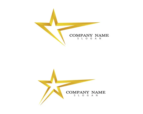 Star Logo Template Vector Icon Illustration Design — Stock Vector