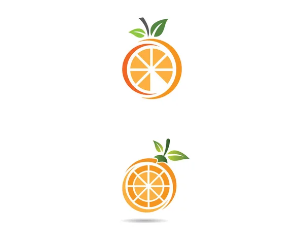 Modèle Logo Orange Vectoriel Icône Illustration Design — Image vectorielle