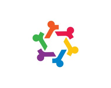 Evlat edinme ve toplumsal bakım logosu vektör resmetme tasarımı