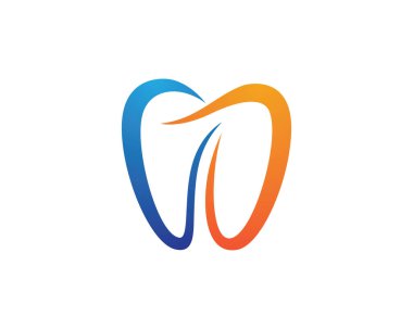 Diş logosu Şablon vektör çizim simgesi tasarımı