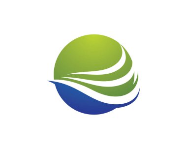 Su Dalgası logo vektör illüstrasyon tasarımı