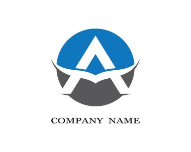 Bir harf logo vektör illüstrasyon tasarımı