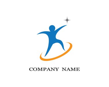 Sağlıklı Yaşam Logosu vektör ikonu çizimi tasarımı