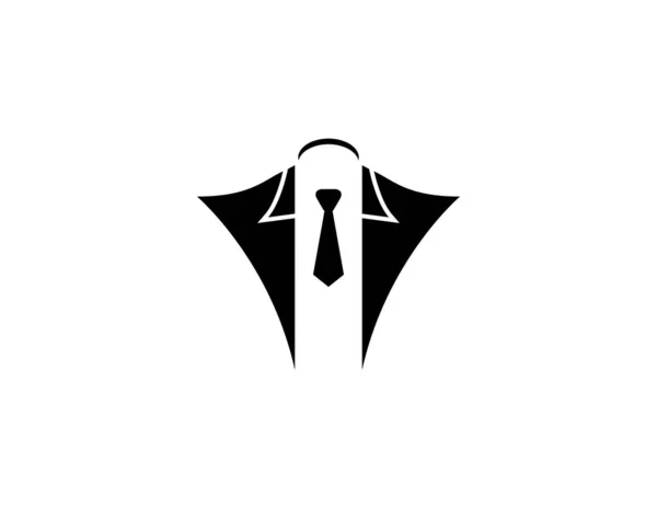 Tuxedo Logotipo Modelo Vetor Ícone Ilustração Design —  Vetores de Stock