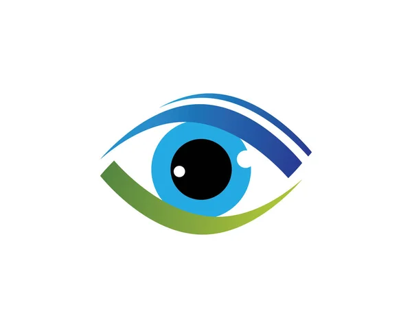 Identidade Marca Corporate Eye Care Design Logotipo Vetor —  Vetores de Stock