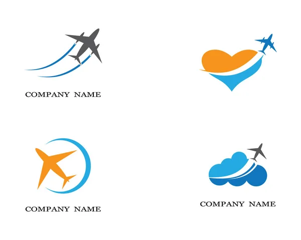 Reise Logo Vorlage Vektor Symbol Illustration Design — Stockvektor