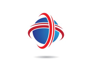 Kablo dünyası logo şablonu vektör resimleme tasarımı