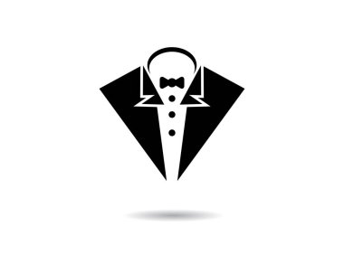 Smokin logosu vektör ikonu çizimi tasarımı
