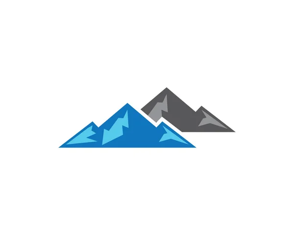 Mountain Logo Template Vector Pictogram Illustratie Ontwerp — Stockvector