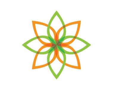 Güzellik lotusu logo resim çizimi tasarımı