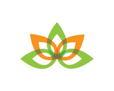 Güzellik lotusu logo resim çizimi tasarımı