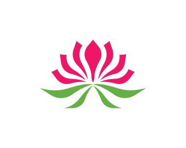 Güzellik lotusu logo resim çizimi tasarımı