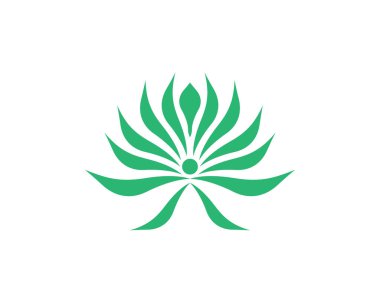 Güzellik lotusu logo resim çizimi tasarımı