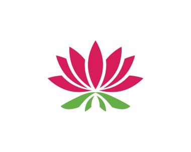 Güzellik lotusu logo resim çizimi tasarımı