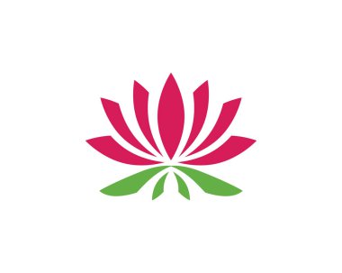 Güzellik lotusu logo resim çizimi tasarımı