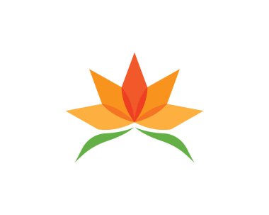 Güzellik lotusu logo resim çizimi tasarımı