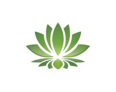 Güzellik lotusu logo resim çizimi tasarımı