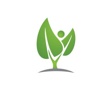 Doğa yaşamı logo resimleri çizimi tasarımı