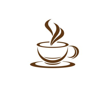Kahve fincanı logo resimleri çizimi tasarımı