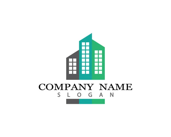 Real Estate Logo Images Illustration Design — Stock Vector