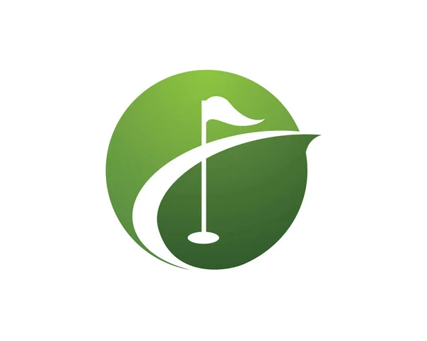 Golf Logo Vektor Symbol Abbildung — Stockvektor