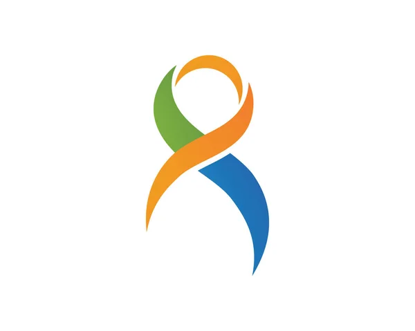 Mundo Ajudas Dia Logotipo Imagens Ilustração Design — Vetor de Stock