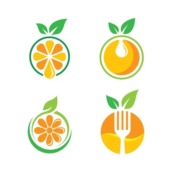 Logo Citron Images Illustration Design — Image vectorielle