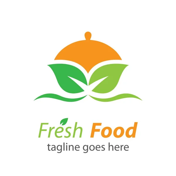 Diseño Ilustración Imágenes Logotipo Alimentos Frescos — Vector de stock