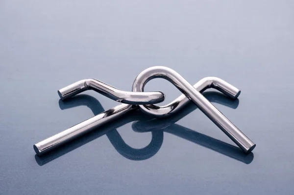 Sorun çözme kavramı Metal bulmaca yansıtıcı g zihinsel tuzak