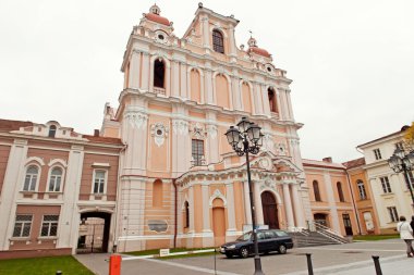 Eski Vilnius şehirde güzel mimari
