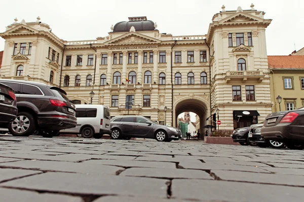 Beautiful architecture in old Vilnius city — Stock Photo, Image