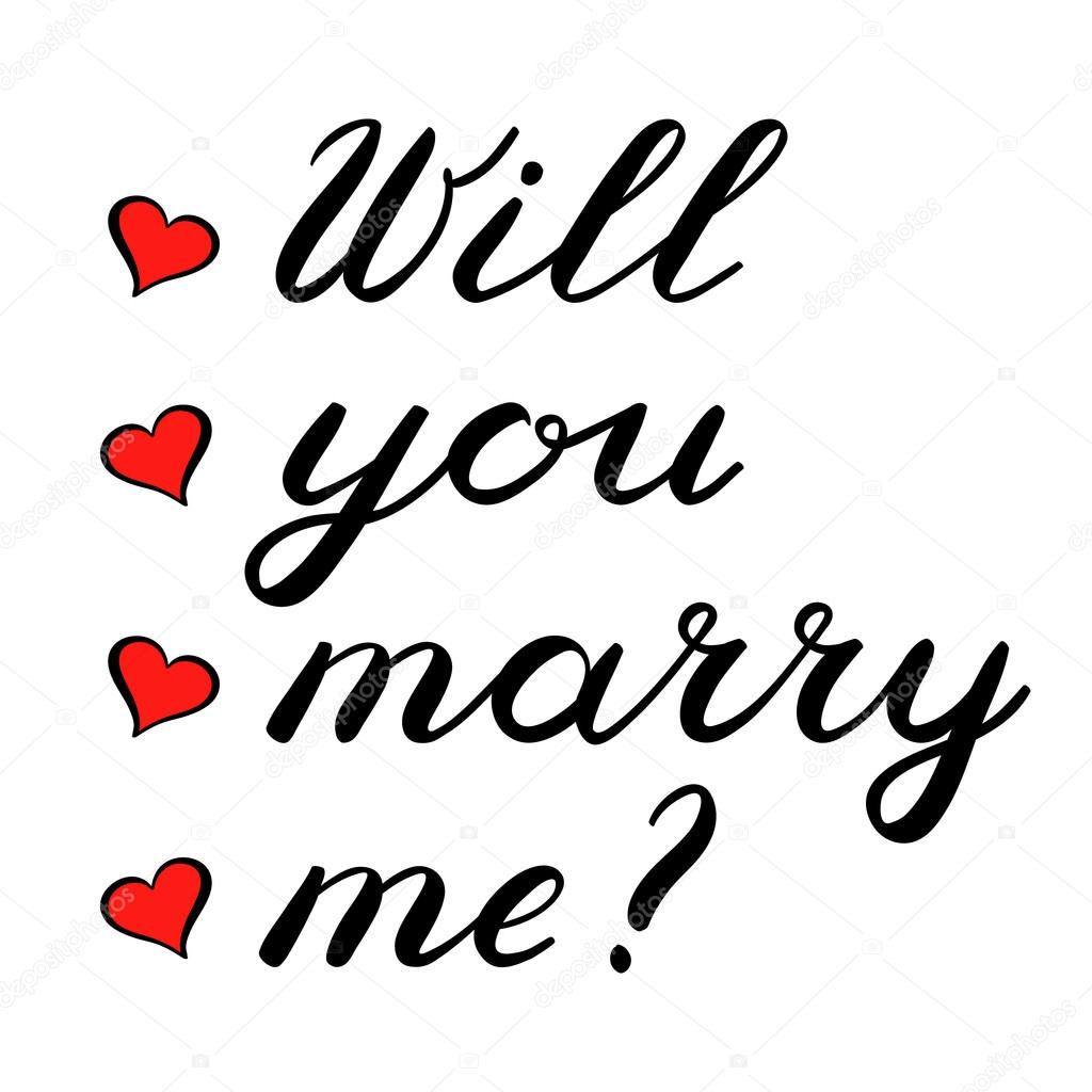 Will you marry me lettering. Cute handwriting.