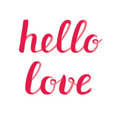 Merhaba seviyorum yazı.