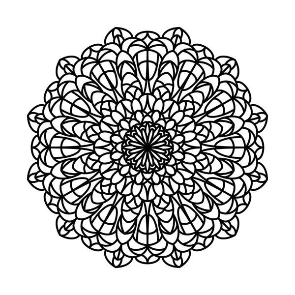 Coloring Book Mandala. — Stock Vector