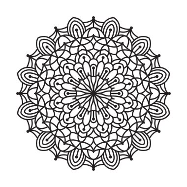 Boyama kitabı Mandala.