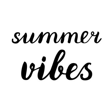 Yaz vibes yazı.