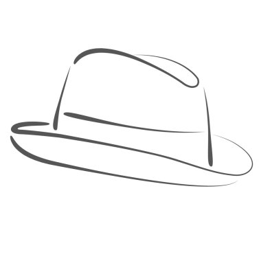 Hat fedora kabataslak man s. 