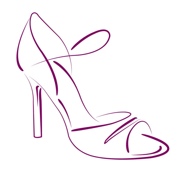 Dibujos De Zapatos De Mujer Para Imprimir - Estrecho Wallpaper