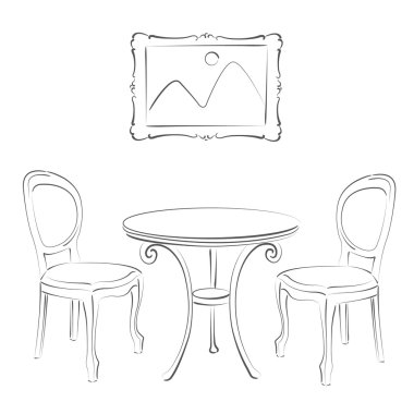 Kabataslak kafe iç.