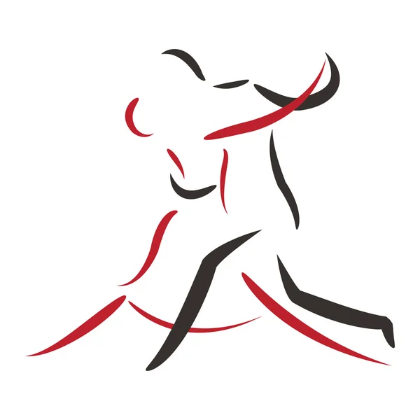 Danse du tango . — Image vectorielle