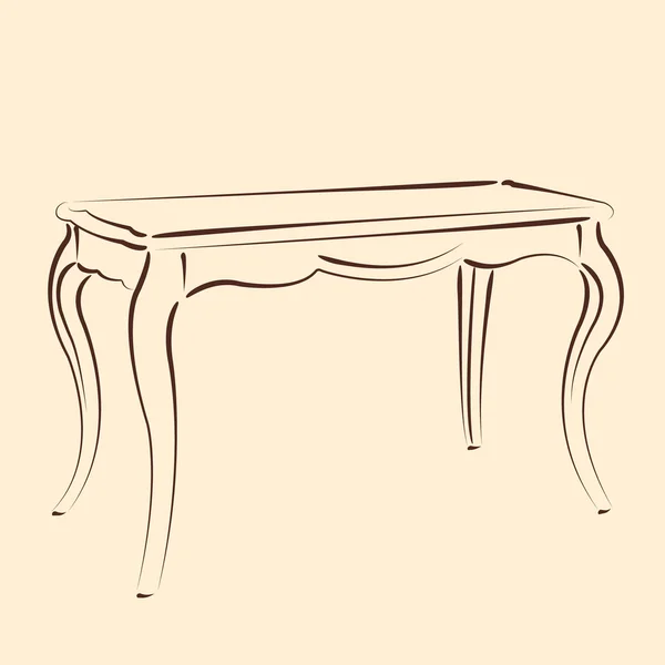 Table à croquis . — Image vectorielle