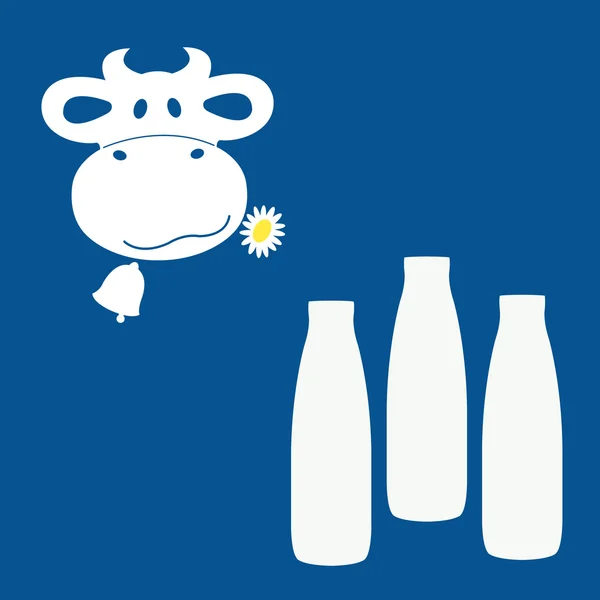 Logo lait — Image vectorielle