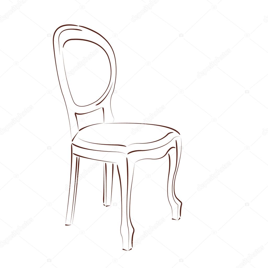Sketched chair.